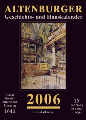 Altenburger Geschichts- und Hauskalender 2006