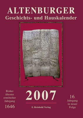 Altenburger Geschichts- und Hauskalender 2007