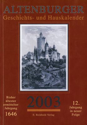 Altenburger Geschichts- und Hauskalender 2003