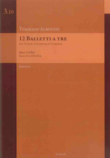 12 Balletti a tre op. 3 (1701) – Balletto 10 D-Dur – Partitur