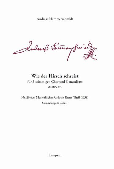 Wie der Hirsch schreiet