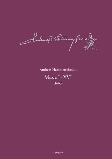 Andreas Hammerschmidt – Werkausgabe Band 12.1 & 12.2