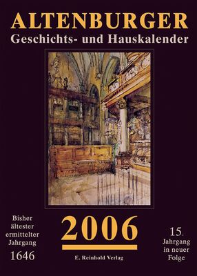 Altenburger Geschichts- und Hauskalender 2006