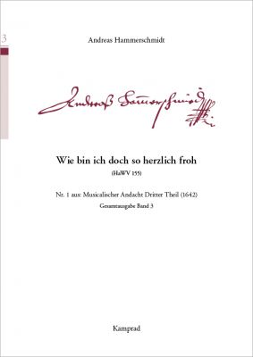 Andreas Hammerschmidt: Machet die Tore weit (für 6-stimmigen Chor und Generalbass; HaWV 155). Praktische Ausgabe