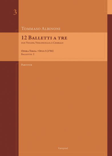 12 Balletti a tre op. 3 (1701) – Balletto 2 e-Moll – Partitur