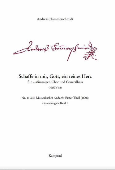 Schaffe in mir Gott ein reines Hertz