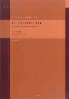 12 Balletti a tre op. 3 (1701) – Balletto 8 c-Moll – Partitur