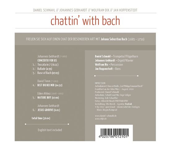 Chattin’ With Bach (Backcover)