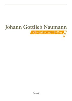 Johann Gottlieb Naumann: Concerto per il Cembalo
