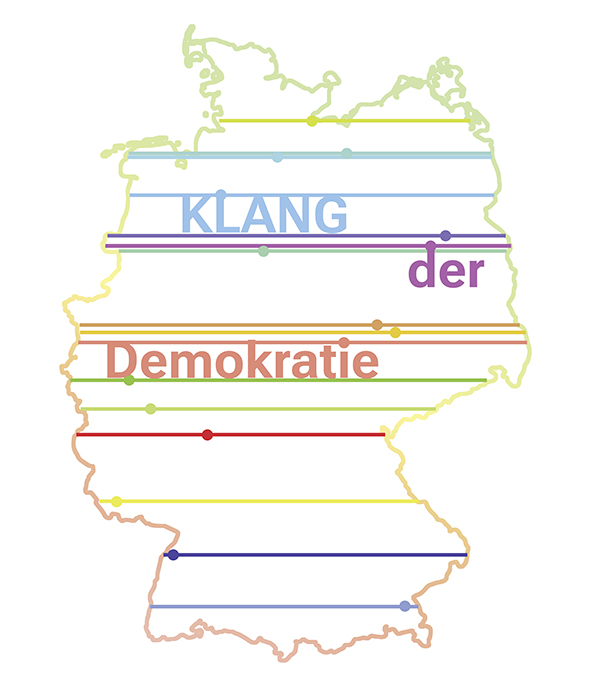 Logo „Klang der Demokratie“