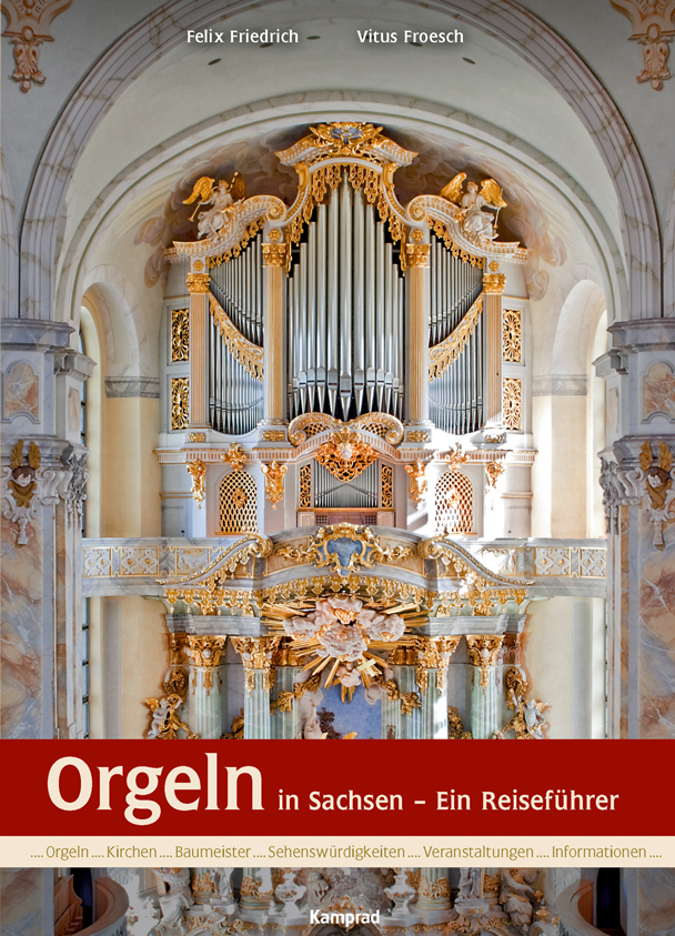 Cover des Buches „Orgeln in Sachsen – Ein Reiseführer“