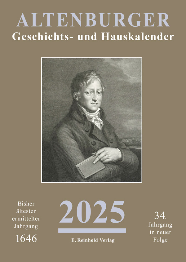 Cover des Altenburger Geschichts- und Hauskalenders 2025